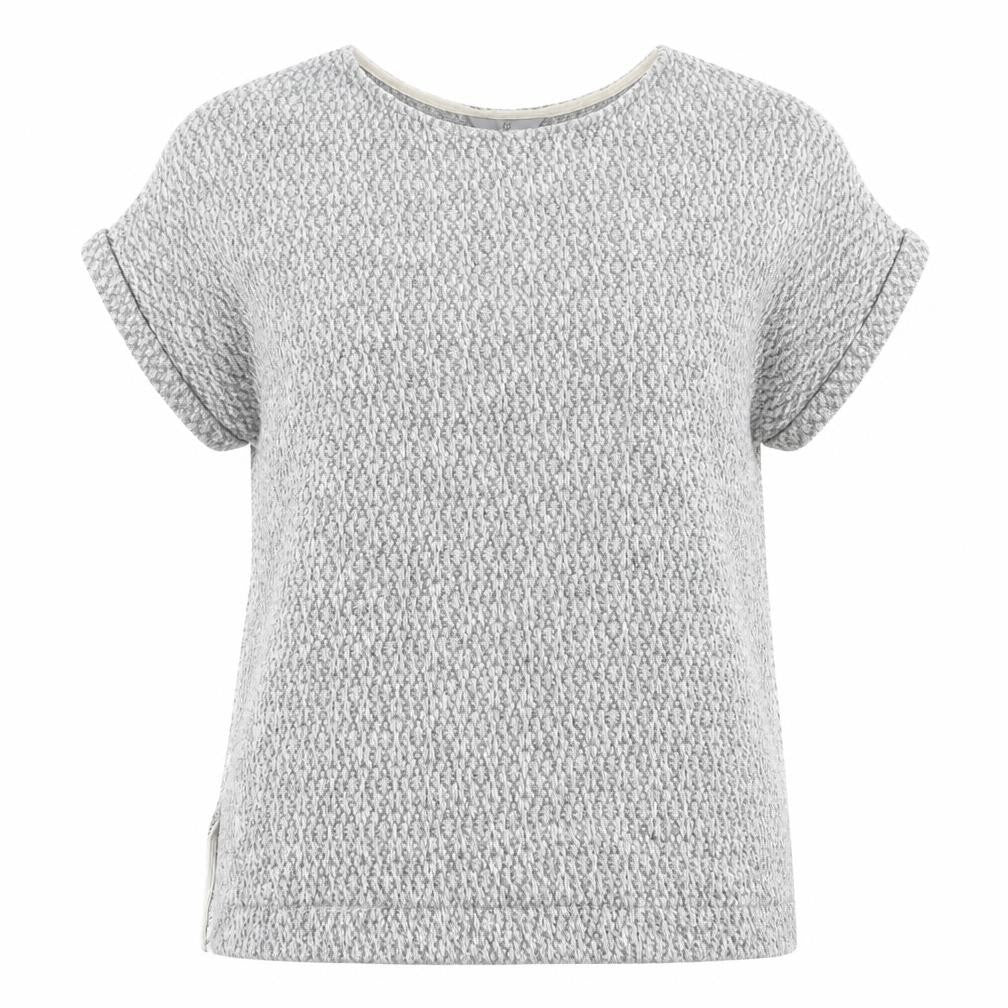 Front view of Tu women’s grey jumper, size UK 12