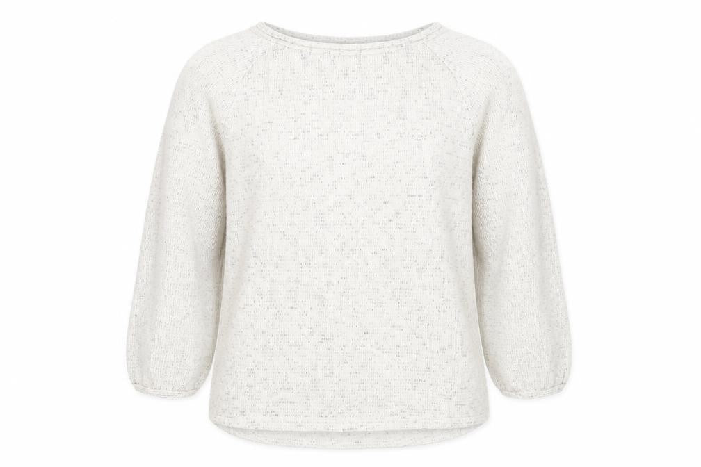 Front view of Dorothy Perkins women’s beige knit jumper, size UK 8