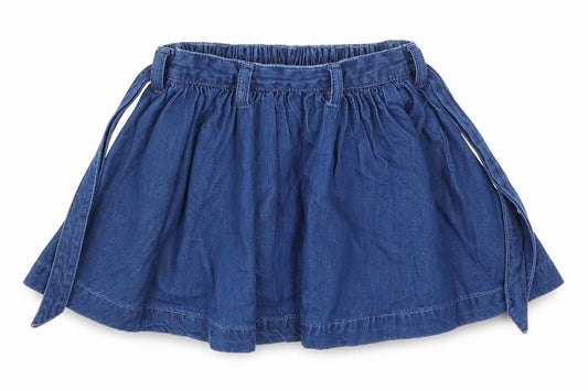 Front view of Next girls’ blue a-line skirt, size 12-18, months