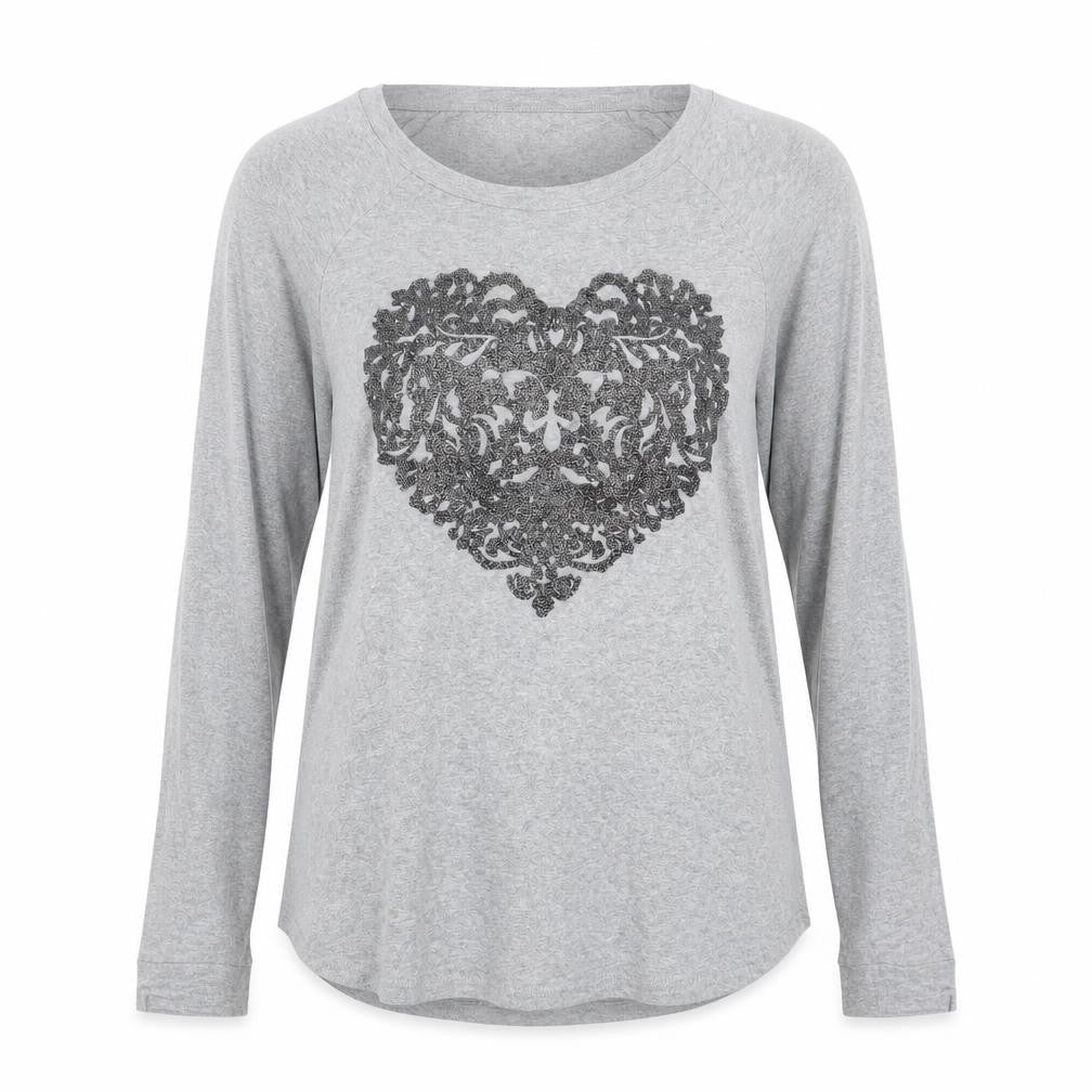 Front view of Next women’s grey knit jumper, size UK 12