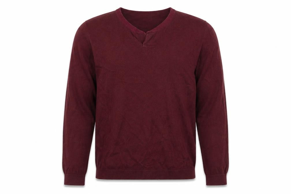 Topman Mens Red  Knit Pullover Jumper Size M