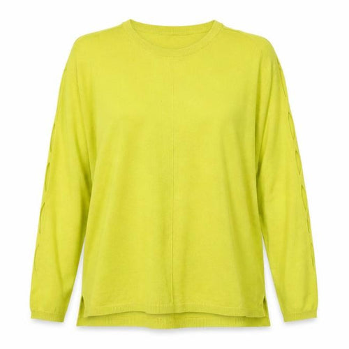 George Womens Yellow  Knit Pullover Jumper Size 12  - Cut out sleeves