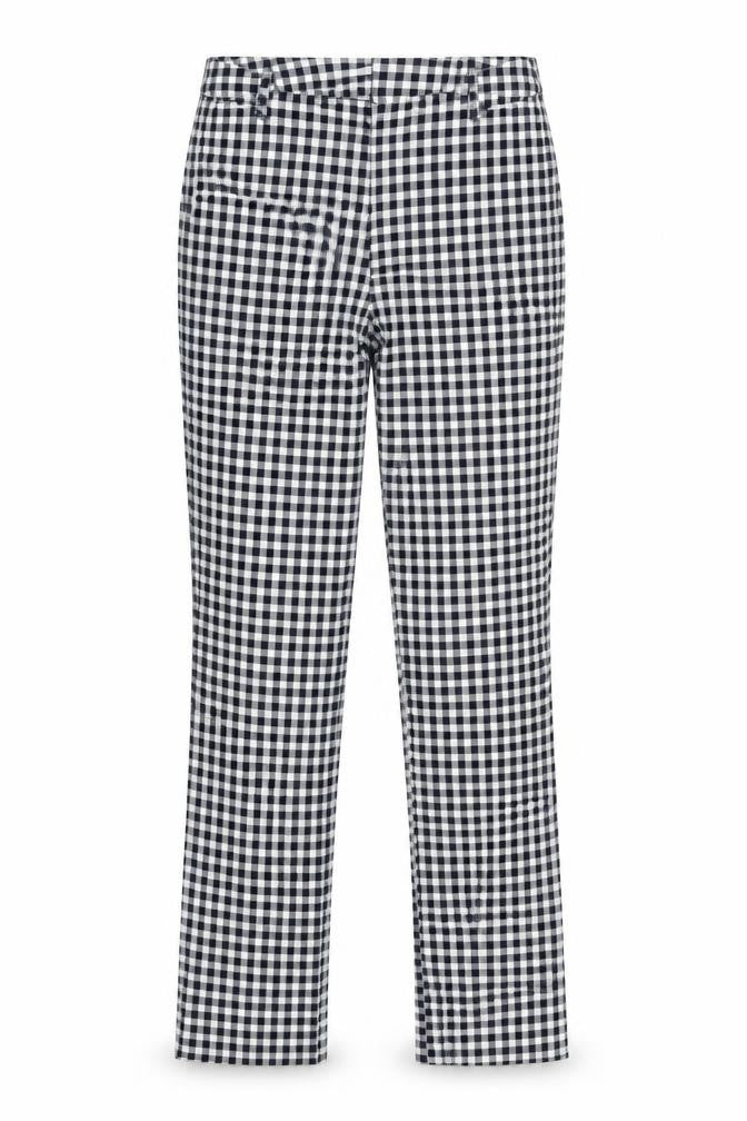 Mango Womens Multicoloured Plaid  Trousers  Size 4 L28 in