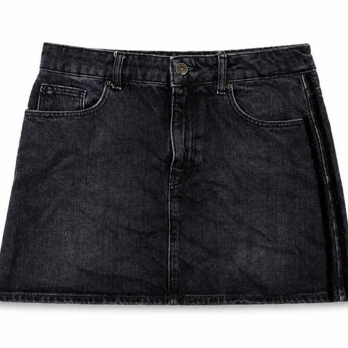 Zara Womens Blue   A-Line Skirt Size 28 in  - DISTRESSED