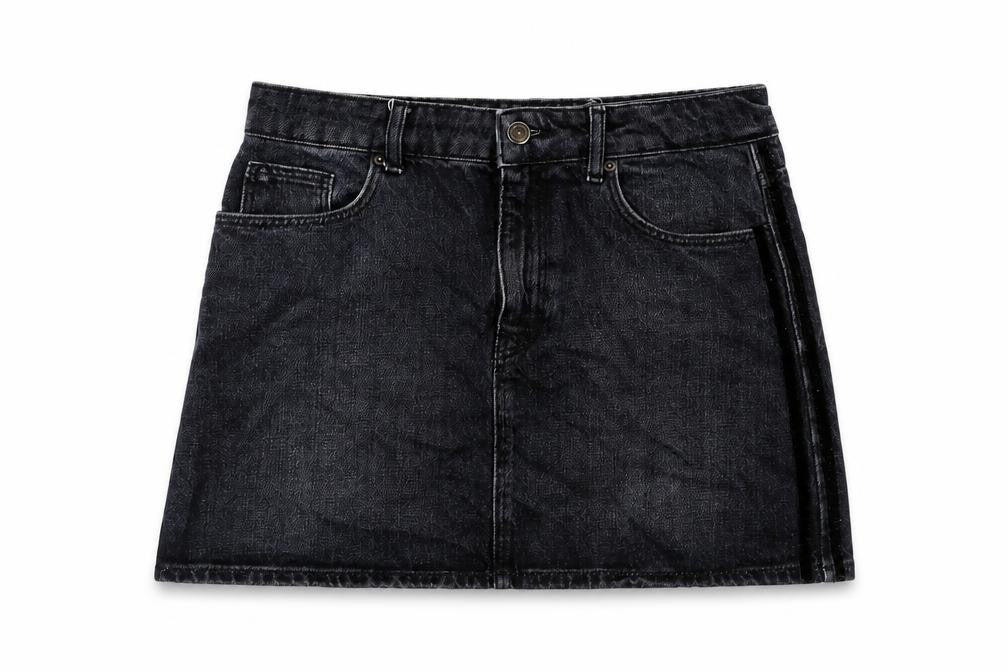 Zara Womens Blue   A-Line Skirt Size 28 in  - DISTRESSED