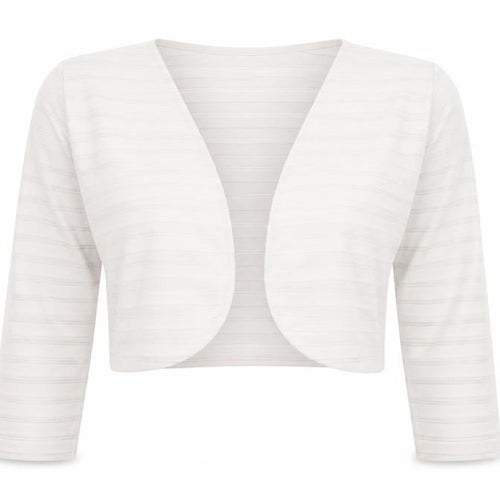 Bodyfit Womens White   Cardigan Jumper Size L