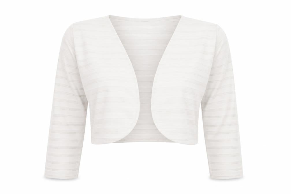 Bodyfit Womens White   Cardigan Jumper Size L