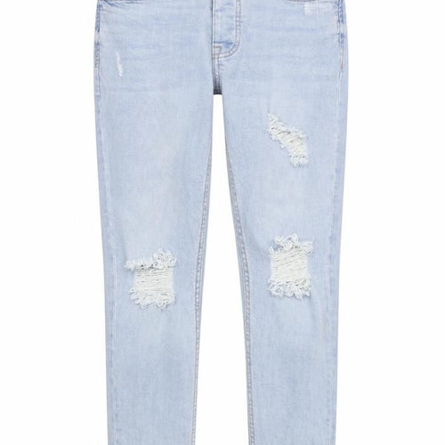 denim&co Womens Blue Houndstooth  Skinny Jeans Size 30 L28 in - DISTRESSED