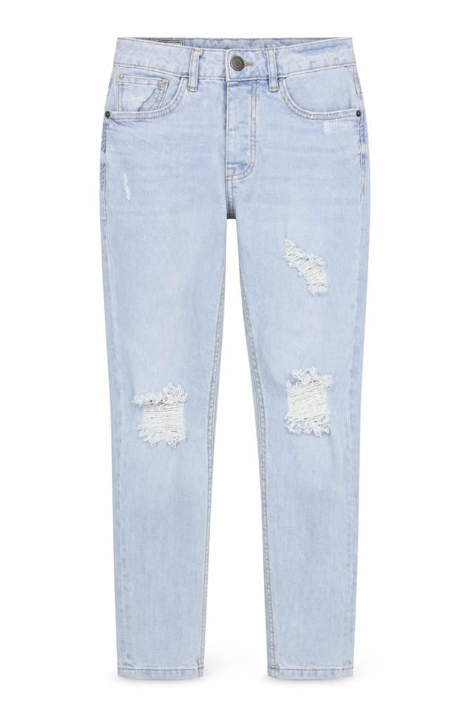 denim&co Womens Blue Houndstooth  Skinny Jeans Size 30 L28 in - DISTRESSED