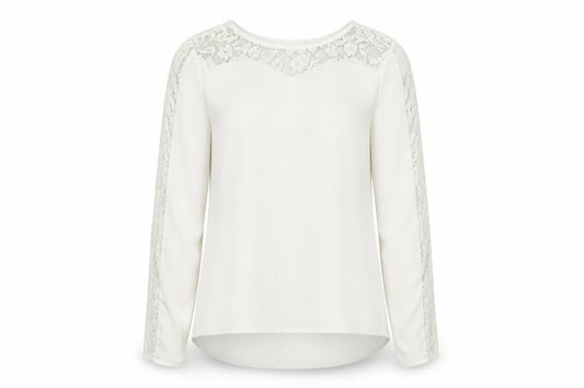 Preworn Womens White   Basic Blouse Size 10