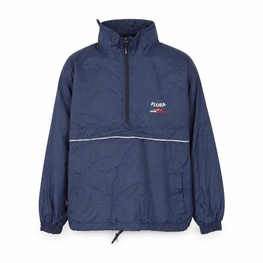 Front view of 2005 men’s blue jacket coat, size M