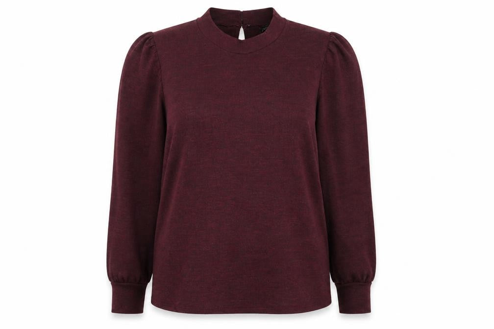 Front view of Dorothy perkis women’s red jumper, size UK 18