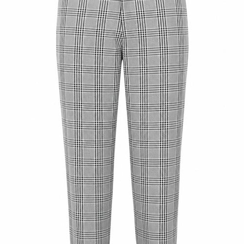 Preworn Womens Black Check  Trousers  Size 34 in L29 in