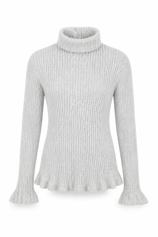 Front view of Zara girls’ grey jumper, size 9-10, years