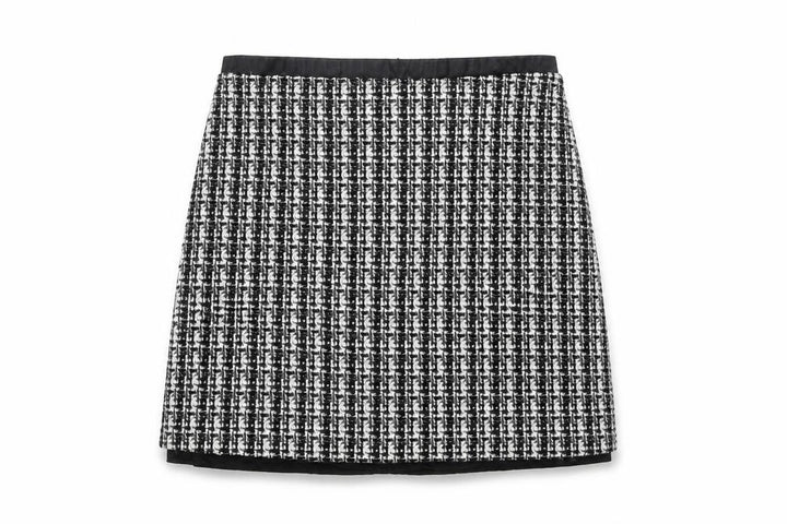 Oasis Womens Black Striped A-Line Skirt Size 10