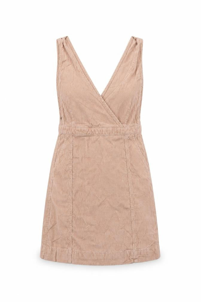 Front view of Denim & Co. women’s pink a-line, size UK 10
