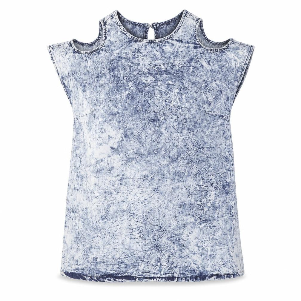 Front view of Select women’s blue a-line, size UK 14