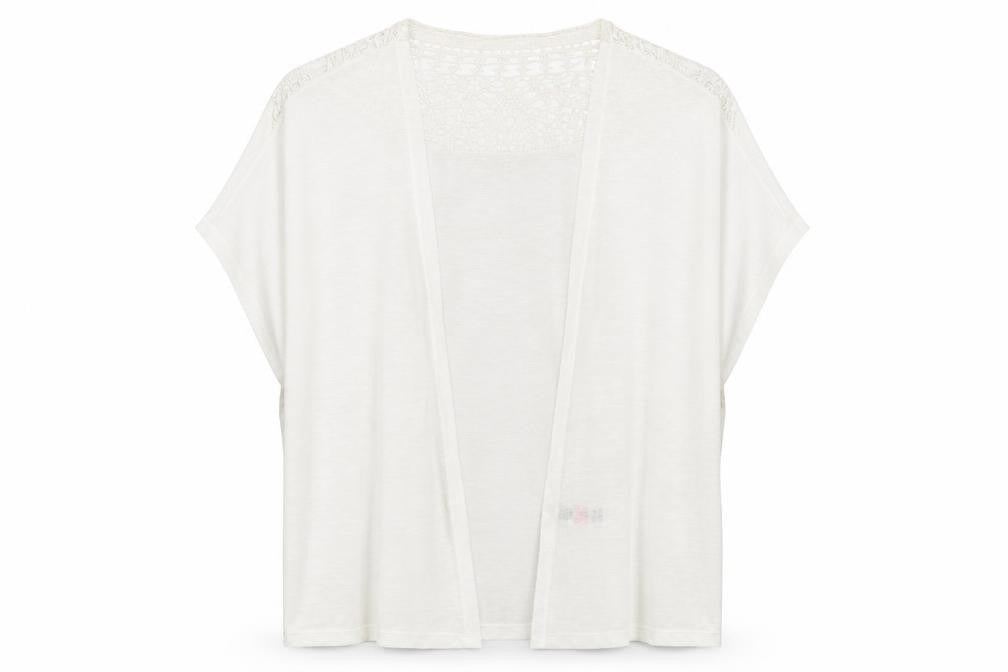 Dorothy Perkins  Womens White   Cardigan Jumper Size L