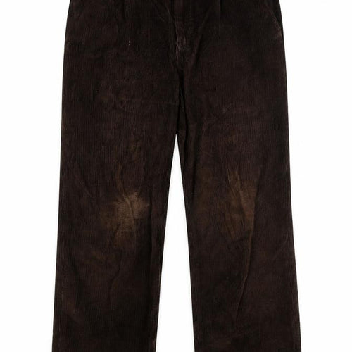Maine Mens Brown   Trousers  Size 32 in L26 in