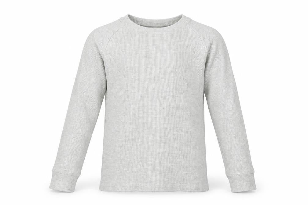 Front view of Tu boys’ grey jumper, size 8, years