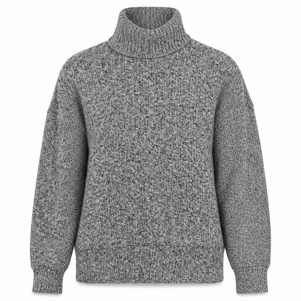 Front view of Topshop women’s grey jumper, size UK 12