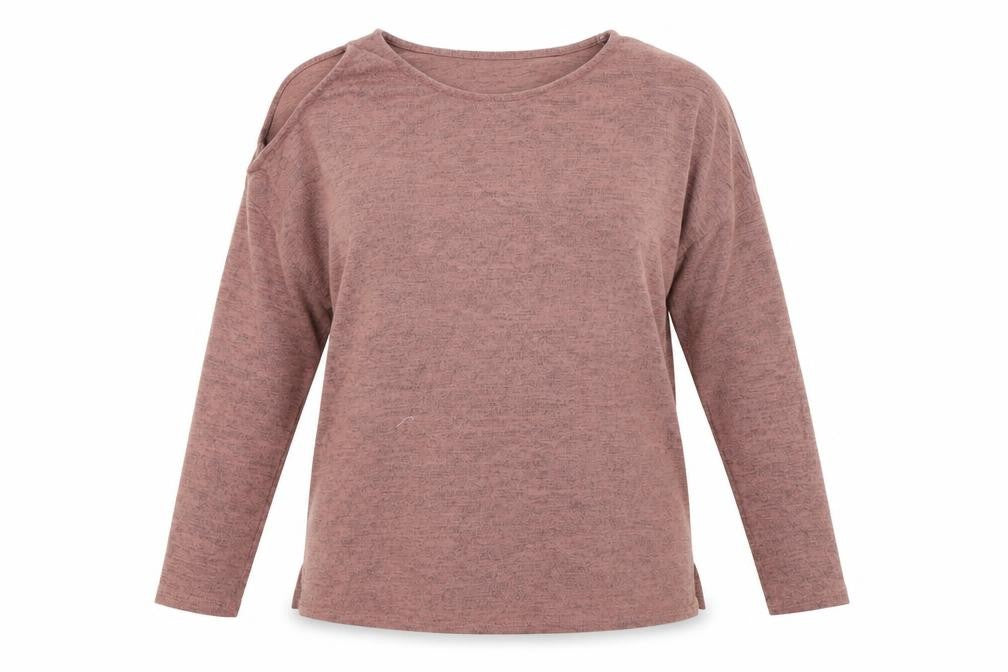 Front view of Atmosphere women’s pink jumper, size UK 8