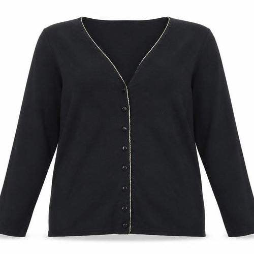 Bonmarché Womens Black   Cardigan Jumper Size M