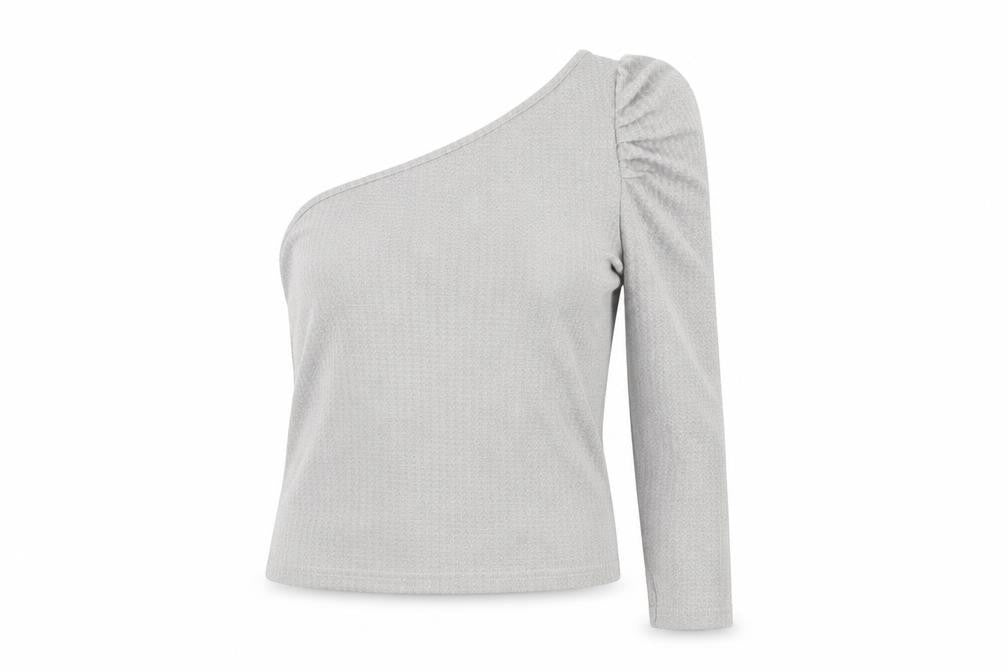 Front view of SHEIN women’s brown basic blouse, size L