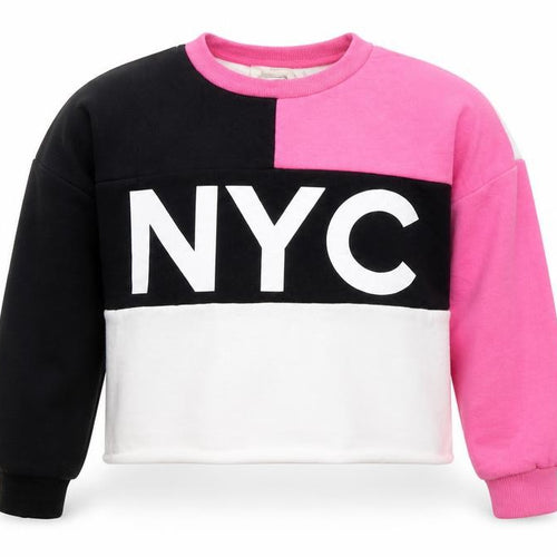 George Girls Pink   Pullover Jumper Size 5-6 Years  - Cropped NYC