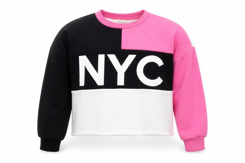 George Girls Pink   Pullover Jumper Size 5-6 Years  - Cropped NYC