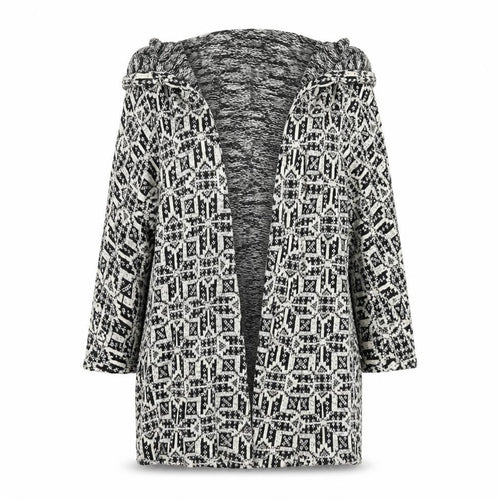Primark Womens Multicoloured Geometric Knit Cardigan Jumper Size S