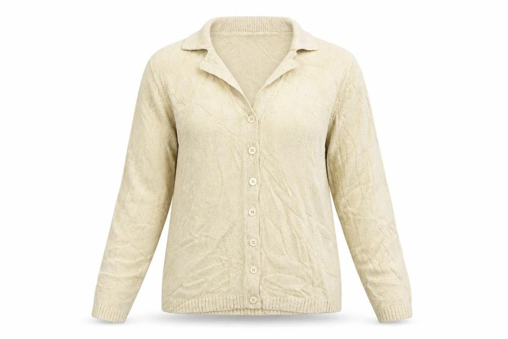 M&S Womens Beige   Cardigan Jumper Size 12