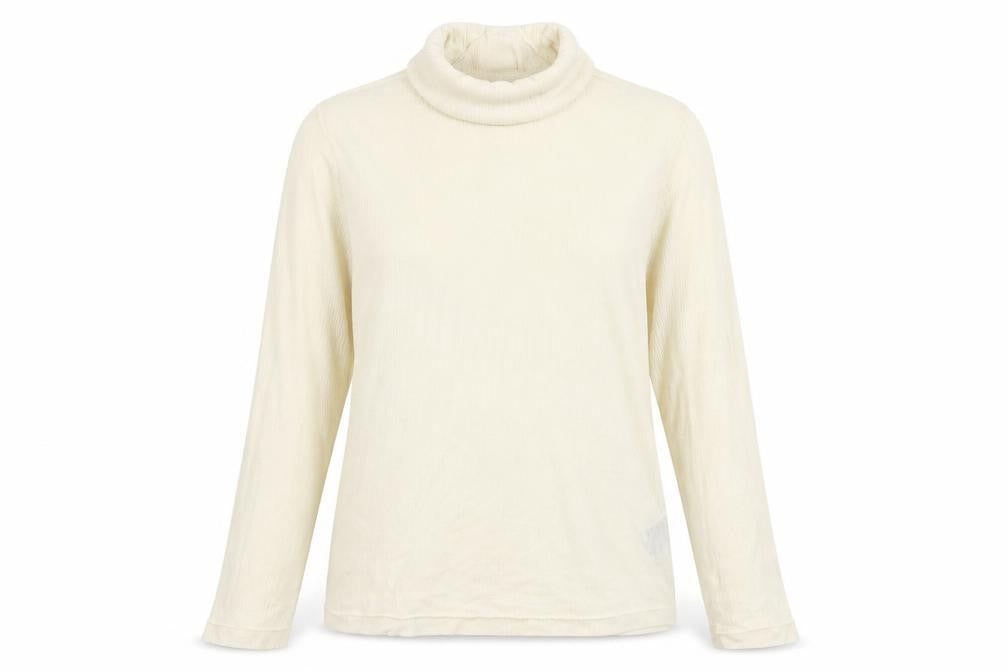 Front view of H&M women’s ivory jumper, size L