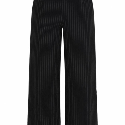 Love Womens Black Striped  Trousers  Size M L31 in