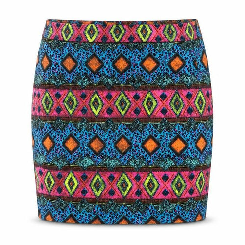 Dividedq Womens Multicoloured Argyle/Diamond  Straight & Pencil Skirt Size 8