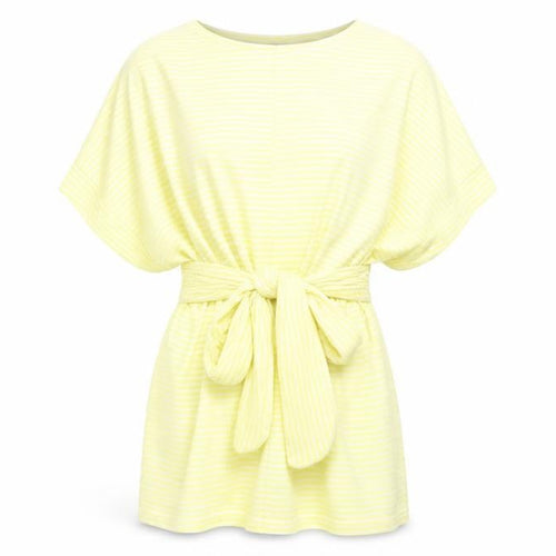 Principles Womens Yellow Striped  T-Shirt Dress  Size 10