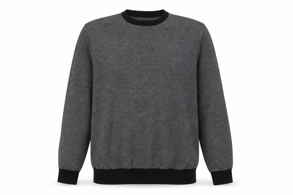Front view of Tu women’s black jumper, size L