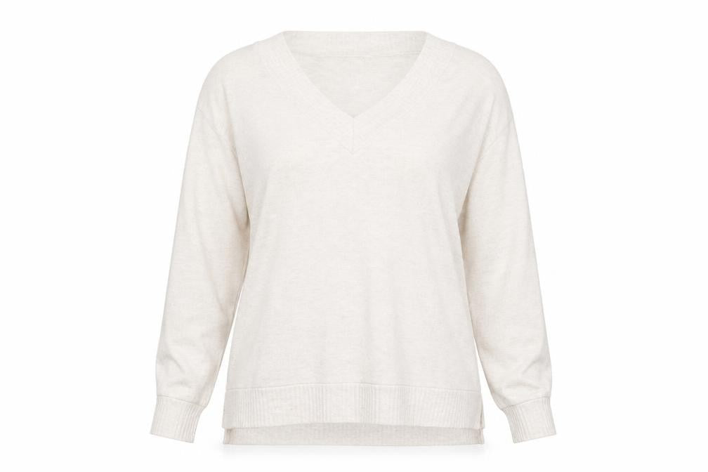 Front view of Primark women’s beige jumper, size S