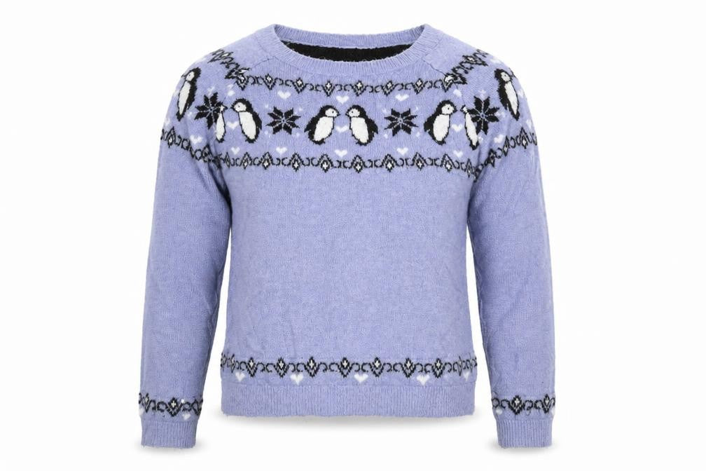Front view of George women’s blue jumper, size M