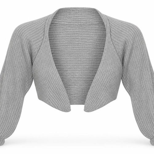 I SAW IT FIRST Womens Grey   Shrug Jumper Size S