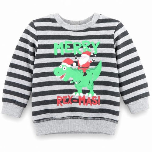 Mini Rebel Boys Multicoloured Striped  Pullover Jumper Size 18-24 Months  - Christmas jumper