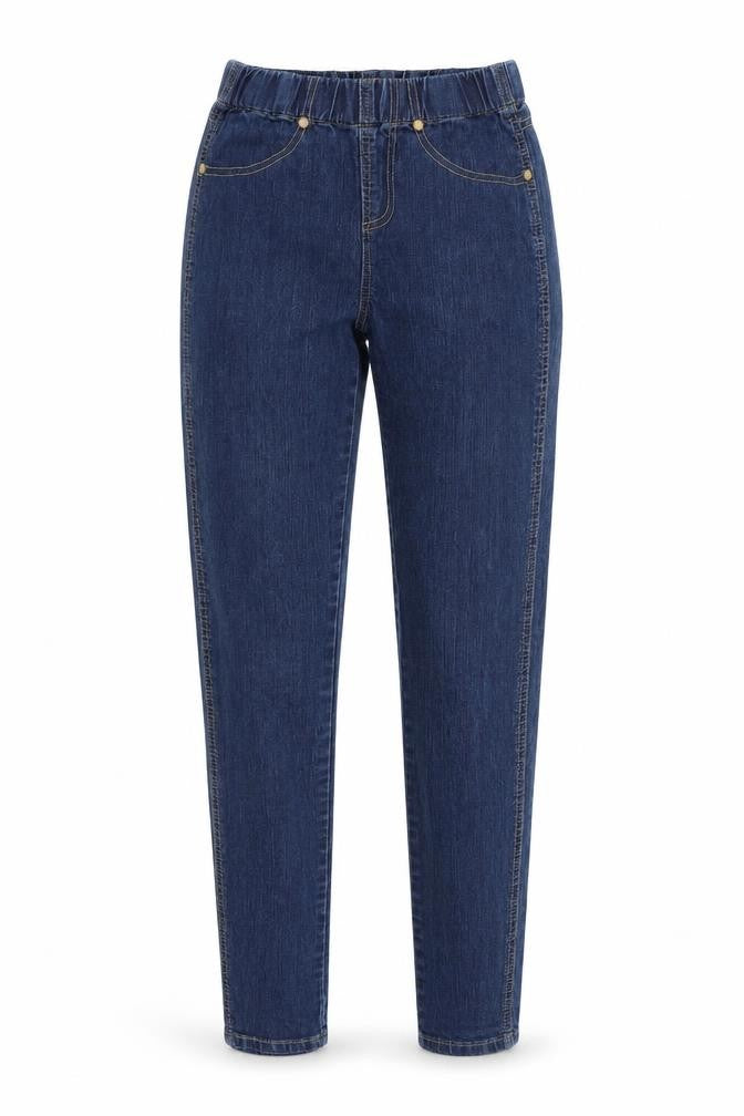 Denim Co. Womens Blue   Straight Jeans Size 8 L36 in