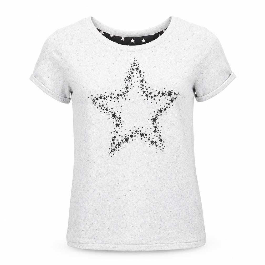 Front view of Next women’s grey jersey top pyjama top, size XS