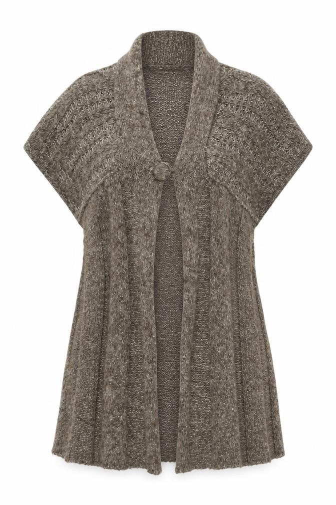 Apostrophe Womens Brown  Knit Cardigan Jumper One Size