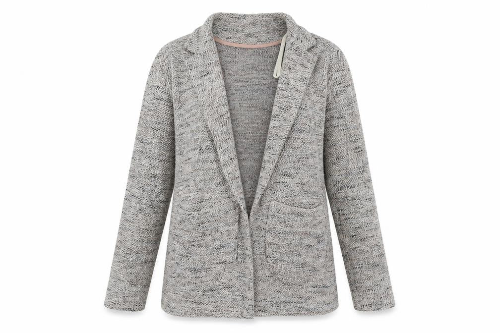 Front view of New Look women’s pink jacket blazer, size UK 12