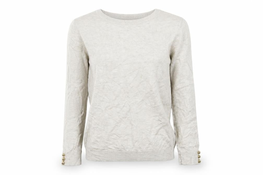 Dorothy Perkins Womens Ivory  Knit Pullover Jumper Size 8