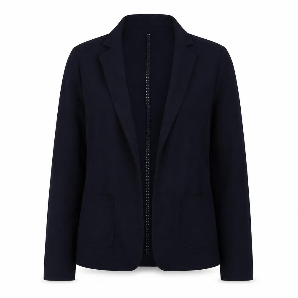 Front view of Primark women’s blue jacket blazer, size UK 8