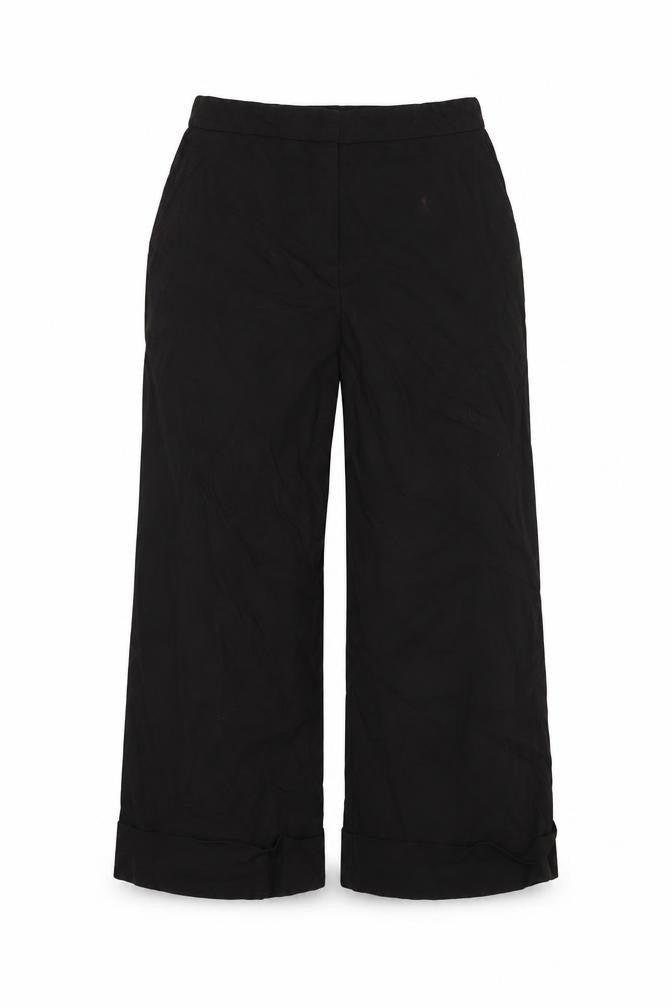 ASOS Womens Black   Cropped Trousers Size 6 L23 in