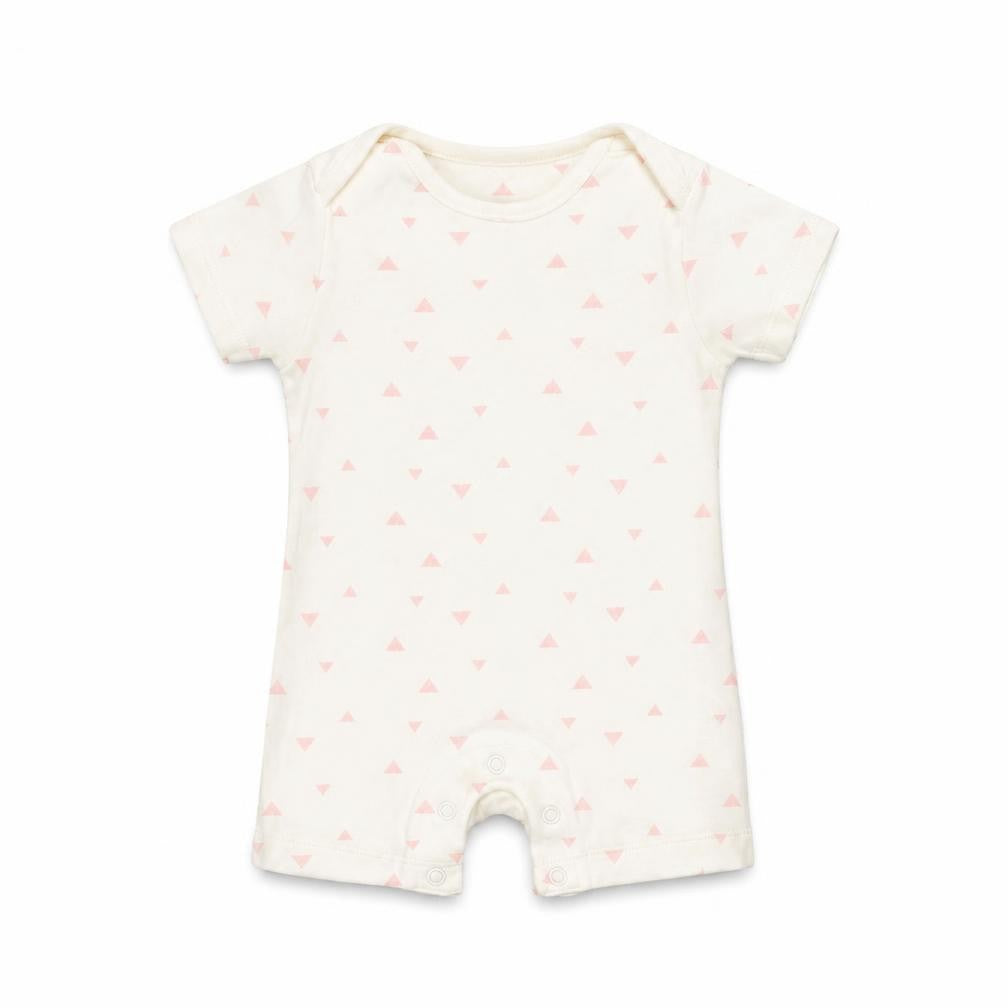 Marks and Spencer  Ivory Polka Dot  Romper One-Piece Size 0-3 Months