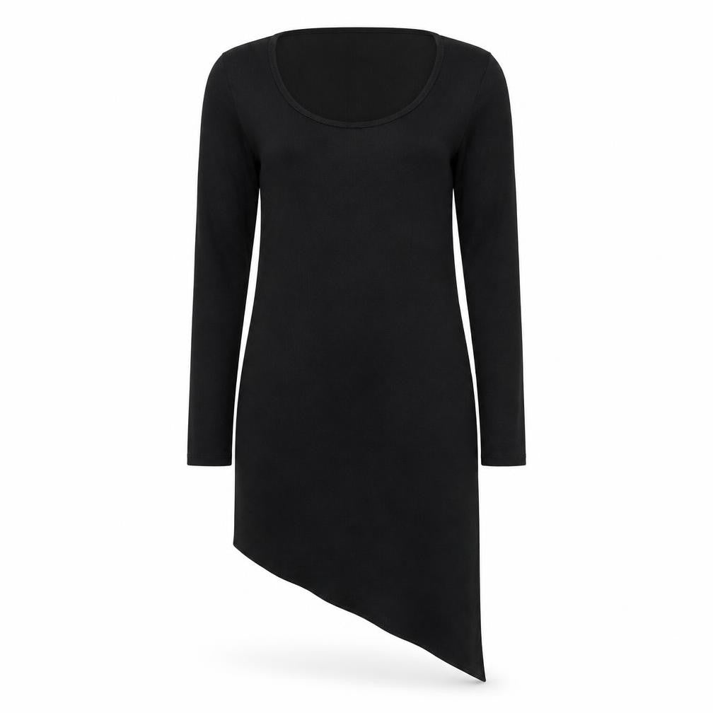 Front view of OneTouch women’s black knit jumper, size UK 8